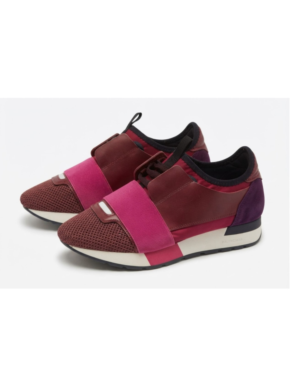 Balenciaga Race Runner Trainers Red Purple Pink 36 EU (6 US) MSRP $645